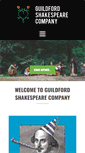 Mobile Screenshot of guildford-shakespeare-company.co.uk